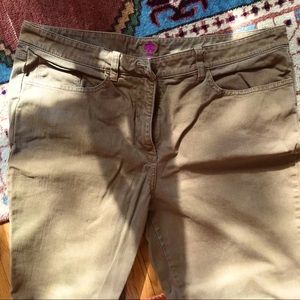 EUC Brooks Brothers olive green women’s jeans